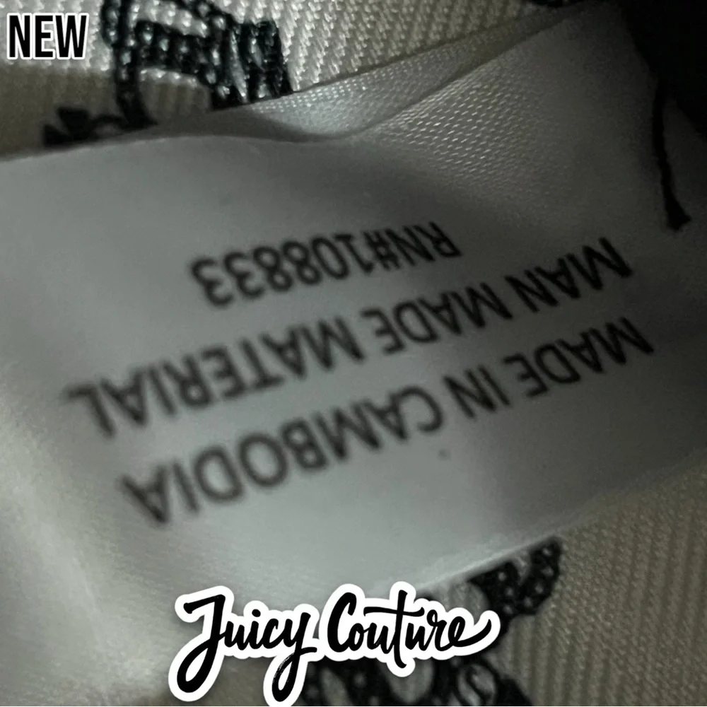 New NWT Juicy Couture Logo design Royal Sports Backpack Book bag with coin pouch